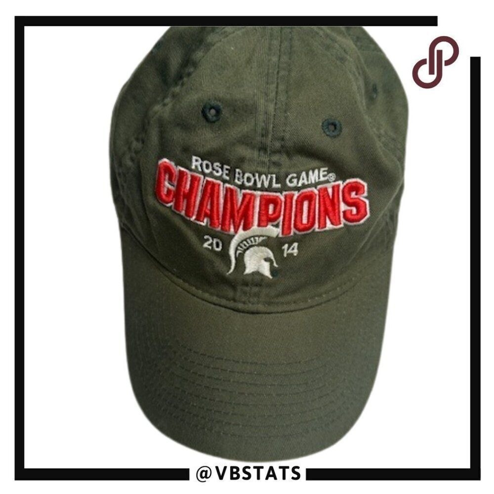 Legacy Hats 2014 Rosebowl Champions Michigan State‎ Adjustable Ball Cap